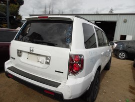 2008 HONDA PILOT EX-L WHITE 3.5L AT 2WD A17684